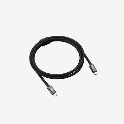CobraTether Kabel (20 Gbit) - USB-C auf USB-C - 0,5 m - Schwarz