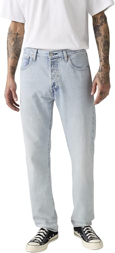 Levi's Herren Jeanshose 501 Original mit Knopfleiste, Straight Fit, Blau (Brightside), W34/L34