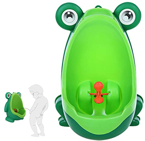 Boy Potty Training Boys Urinal Potty Cute Frog Training Urinal Training Urinal für Kinder, Toilettentraining für Kinder, Toiletten-Trainingszubehör für Kinder, 30 x 21 x 16 cm