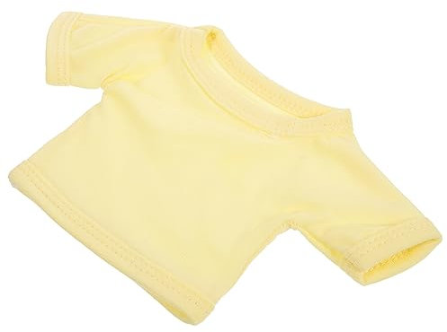 ibasenice puppenkleidung Puppen Kleidung Puppenbekleidung Puppenkleider Puppenoutfit Puppenmode Puppenhaus Plüsch Mädchen zartes Puppendekor Wiederverwendbares Puppenkostüm Baumwolle Yellow