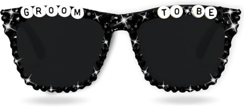 Tbay Bachelor Brille, Party-Brille für Herren, Groom To Be, für Junggesellenabschied, Geschenk und Zubehör für Hochzeit, Party, Strand