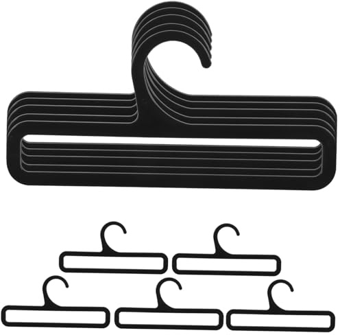 TOYANDONA 10 Stück Teiliges Schalhalter Stabilem Kunststoff Platzsparender Organizer für Schals Krawatten Gürtel Leichtes Design Vielseitig für Kleiderschrank und Schranktür Klassisch