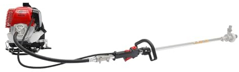2-in-1-Benzin-Freischneider 750W 4 Takt Rucksack Motorsense 8500 U/min Tragbare Rasentrimmer Multifunktions-Gartengerät Heckenschere für Rasenmähen und Bewässerung