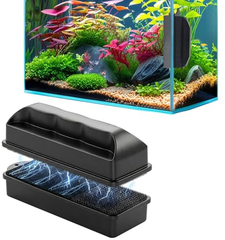 SCBOY Limpia Cristales Acuario Imán Accesorios Para Acuarios Para Limpiar Ventanas Y Puertas de Cristal de Acuarios
