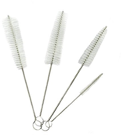4pcs Brosses de Nettoyage pour Bouteille Bouilloire Théière etc.