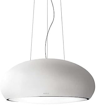 Elica SEASHELL WH MAT OPACO/F/80 Decorativa Blanco 500m³/h - Campana (500 m³/h, Recirculación, 42 dB, 61 dB, 60 cm, 70 cm)