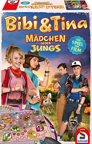 Schmidt Spiele 40574 - Bibi und Tina, Mädchen gegen Jungs, Das Spiel zum Film 3