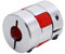 12 mm x 6,35 mm CNC Flexible Pflaumen-Kupplung, Schaft-Kupplung, Stepper Motor, Encoder Verbinder, Kupplung D20 L30 Backenklemme Aluminiumlegierung, 10 x 6,35 mm