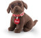 Trudi 22051 Labrador Plüsch, Braun, 20 cm