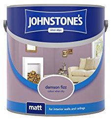 Johnstone's 308655 2.5 Litre Matt Emulsion Paint - Damson Fizz