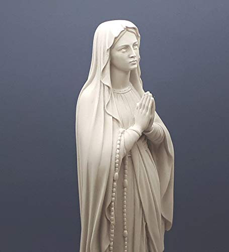 Skulptur aus griechischem Gussmarmor, Motiv Our Lady Blessed, 40 cm