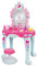 Teorema Giocattoli- Specchiera Magica Luci Suoni e Sgabello, Postazione Asciugacapelli Funzionante a Batteria, Tavolo Trucco Bambina con Portagioie e Accessori, 66332