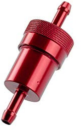 Benzinfilter Alu rot eloxiert S50,S51