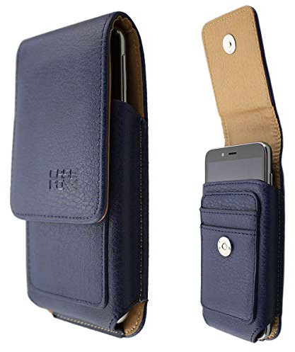 caseroxx Handy Tasche Outdoor Tasche für Emporia Smart 3 Mini, mit drehbarem Gürtelclip in blau