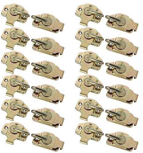 ABuff Align-N-Lock Tischschlösser, strapazierfähig, für Esstisch, ideal für Tischblätter, Verlängerungstische, Computer-Arbeitsplätze und Konferenztische, 12 Sets