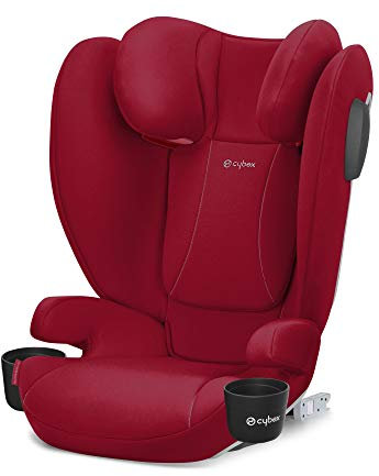 CYBEX Solution B2 fix+ Lux Sitzerhöhung mit hoher Rückenlehne, leichter Sitzerhöhung, sichere Verriegelungsmontage, linearer Seitenaufprallschutz, neigbare 12-fach höhenverstellbare Kopfstütze,