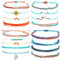 Bracelet de cheville Vsco étanche pour femmes, adolescentes, enfants, bracelets de cheville tressés faits à la main en forme de tournesol, Métal, Alliage.,