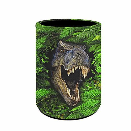 chaqlin Schreibtisch-Organizer mit Tier-Dinosaurier-Motiv, PU-Leder, Stiftehalter für Kinder, Schreibtisch-Ordnung, Büro, Make-up, Schminktisch, Schreibwaren-Organizer, Zubehör