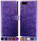 SUANPOT Flip Wallet Case for iPhone 7 Plus/8 Plus 5.5 Inch, Purple, Faux Leather, RFID Blocking, Credit Card Holder, Case Type: Flip