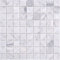 Natursteinmosaik Marmor weiss Carrara Optik matt Wand Boden Küche Bad Dusche - 1 Matte
