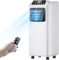 ARLIME Climatiseur portable 8000BTU, unité AC de sol 3 en 1 avec déshumidificateur et ventilateur, télécommande pour climatiseur, climatiseur debout pour pièces jusqu'à 230 m², blanc
