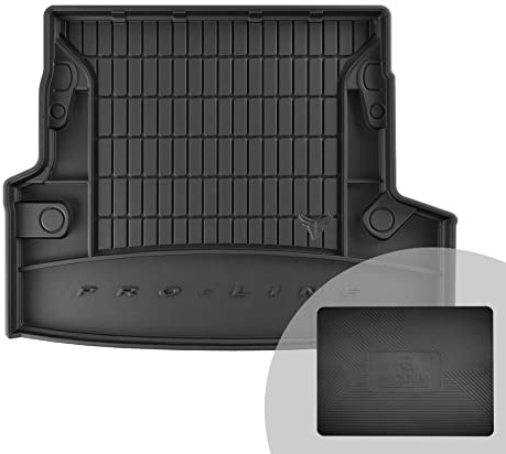 FROGUM ProLine 3D Gummimatte Exklusive Auto Kofferraummatte Kofferraumwanne für BMW 3er F31 2011-2018 | Bequemer Organiser | Die höchsten Kanten