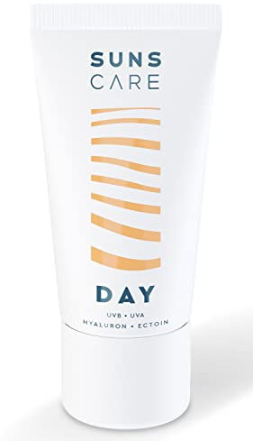 SUNS DAY | Premium Tagespflege | LSF 20 | Mit 8 Pflegestoffen | Nachhaltige Tagespflege | Zieht schnell ein | UVA Schutz | UVB Schutz | Mit Hyaluron und Ectoin | Für Anwendung im Gesicht entwickelt