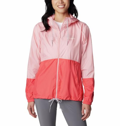 Columbia Coupe-vent Flash Forward pour femme, rose saumon/juteux, taille XL, Rose saumon/juteux, X-Large