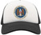 NSA National Security Agency United States of America Eagle Half Mesh Trucker Cap Baseball Hut Snapback Schwarz