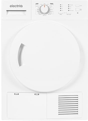 electriQ 8kg Condenser Tumble Dryer - White