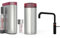 Quooker mit Reservoire COMBI+ und CUBE kochend Wasserhahn (Fusion Square, schwarz)