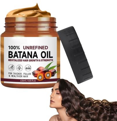 Batana Öl,Batana Öl für haare, unraffiniertes Batana-Öl aus Honduras für gesünderes, dickeres und volleres Haar, Bio-Batana-Öl (1Pc)