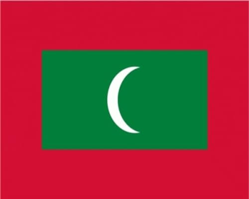Malediven Flagge/Fahne 30x45 cm