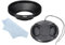 PATIKIL 39mm Gegenlichtblende Set Weitwinkel Matt Oberfläche Antireflex Innen Gegenlichtblende mit 62mm Objektivdeckel und Reinigungs Tuch für Kamera Objektiv Schwarz