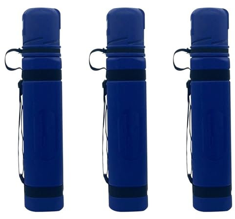 Haztholf 3X Blue 14.3 LB Welding Electrode Welding Rod Storage Tube Container Box with Straps
