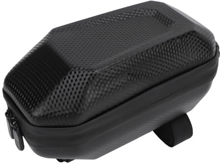 Bike Handlebar Bag, EVA Water Resistant Front Bag Partition Storage, Bike Frame Bag for Scooter Electric Bike Mountain Bike Road Bike