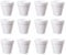 Molyorch 12 Piezas Pequeñas Macetas de Arcilla Macetas de Terracota, Maceteros de Terracota, para Plantas Semillas Cactus Escritorio Antepecho de Oficina Regalo para Boda Navidad (5.5 * 5cm-Blanco)