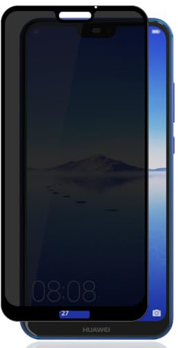 Zerrshoo Schutzfolie für Huawei P20 lite Sichtschut, Panzer Schutz Glas Privatsphäre, 9H Anti-Kratzen/Anti-Spy Displayschutz für Huawei P20 lite Gehärtetes Glas Privacy 1 Stück