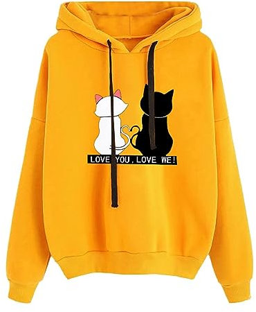 sweatshirts for women uk ladies lightweight jackets Hoodies for Women UK Clearance Oversized Long Sleeve Sweatshirts Elegant Graphic Print Pullover Tops Casual Drawstring pink jacket for women