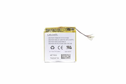 1x 370mAh A1236 616-0337 Replacement Battery for iPod Nano 3 3rd Gen 3TH 4GB 8GB MA980LL/A MB249LL/A Nano3 Batteries