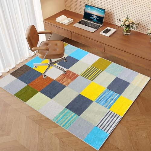 Bodenschutzmatte Bürostuhl Verschiedene Größen Bürostuhl Unterlage geeignet für Parkett Laminat Teppich Fliesen Hartböden Rechteckig Non slip Gaming Schreibtischstuhl Schutz Matte 160 x 200 cm