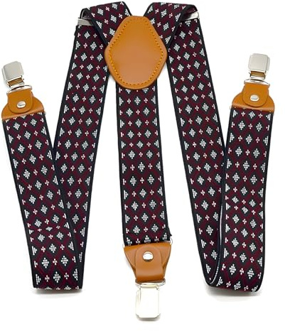 Guador Hosenträger Herren, Hosenträger Y Style Hosenträger Für Herren Breit 3,5 Cm Extra Stark Einstellbar Breit Einheitsgröße Hosenträger
