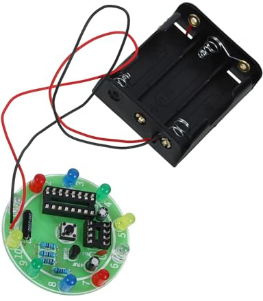 GLEAVI Lucky Turntable Kit Diy Electronic Circuit Science Experiment Plaything Assembly Toy for Boys and Girls Learning at Home Classroom