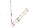 Abaodam Versatile 3pcs Mini Fishing Pole Mini Accessory for Dollhouse Realistic Miniature Rod Decor