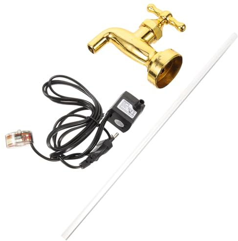 VICASKY 1Satz Unsichtbarer Wasserhahn Für Garten Dekorative Teichgestaltung Mit Lampen Wasserpumpe Eu Outdoor Dekoration Für Innenhöfe