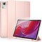 CACOE Custodia Cover Compatibile con Lenovo Tab M11 TB330 2024 11 pollici, Ultra Sottile in Pelle con Vetro Temperato Ultra Sottile, Oro rosa