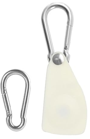 Tendeur de corde à cliquet pour tente d'extérieur Blanc 117 x 37 mm