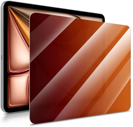 KARYLAX - Protection d'écran Anti-Lumière Bleue, filtre confidentialité (Orange) Film Protecteur des yeux anti-UV Compatible pour Tablette iPad Pro 11 Pouces (M5)