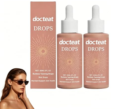 XINCHEN Bräunungstropfen Zum Trinken Testsieger Trinkbare Bräunungstropfen Sun Glow Tropfen Zum Trinken, Selbstbräuner-Tropfens Für Einen Natürlichen Glanz Für Alle Hauttypen (2)