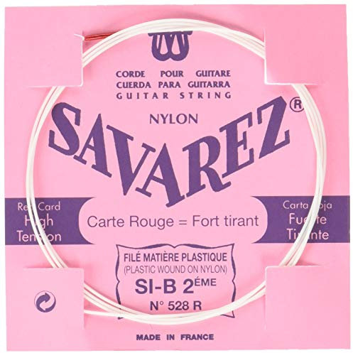 Savarez cordes pour guitare classique Traditional Concert 528R cordes simples - Si2w standard - approprié pour 520P, 520P1